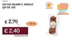 Prezzemolo e Vitale Giu giu salame s. angelo igp offerta