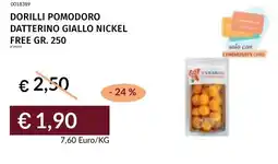 Prezzemolo e Vitale Dorilli pomodoro datterino giallo nickel free offerta