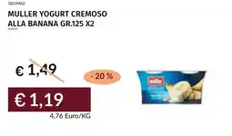 Prezzemolo e Vitale Muller yogurt cremoso alla banana offerta
