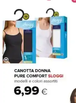 Oasi Canotta donna pure comfort SLOGGI offerta