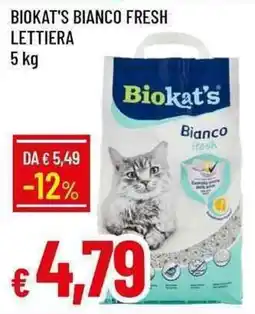 Galassia Biokat's bianco fresh lettiera offerta