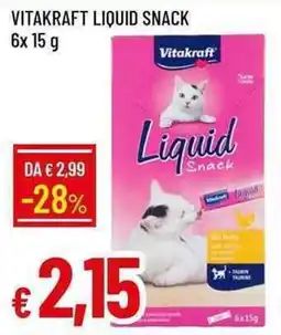 Galassia Vitakraft liquid snack offerta