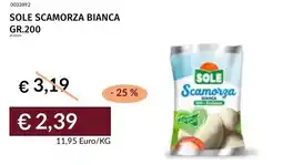 Prezzemolo e Vitale Sole scamorza bianca offerta