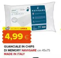 Oasi Guanciale in chips di memory navigare made in italy offerta