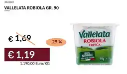 Prezzemolo e Vitale Vallelata robiola offerta