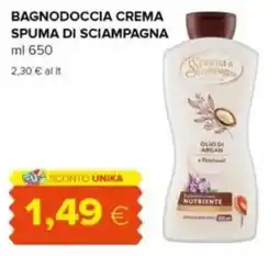 Oasi Bagnodoccia crema SPUMA DI SCIAMPAGNA offerta