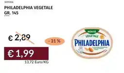 Prezzemolo e Vitale Philadelphia vegetale offerta