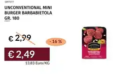 Prezzemolo e Vitale Unconventional mini burger barbabietola offerta
