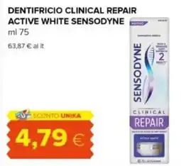 Oasi Dentifricio clinical repair active white SENSODYNE OVO offerta