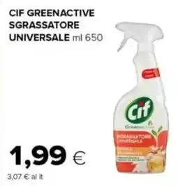 Oasi CIF greenactive sgrassatore universale offerta