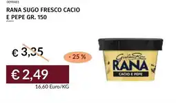 Prezzemolo e Vitale Rana sugo fresco cacio e pepe offerta