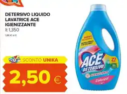 Oasi Detersivo liquido lavatrice ace igienizzante offerta