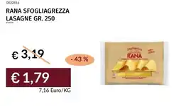 Prezzemolo e Vitale Rana sfogliagrezza lasagne offerta