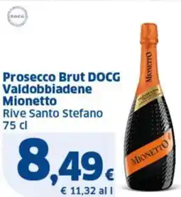 Sigma Prosecco Brut DOCG Valdobbiadene Mionetto offerta