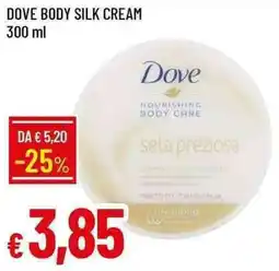 Galassia Dove body silk cream offerta