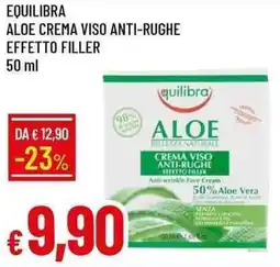 Galassia Equilibra aloe crema viso anti-rughe effetto filler offerta