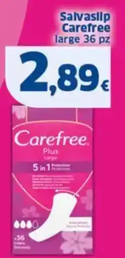 Sigma Salvaslip Carefree large offerta