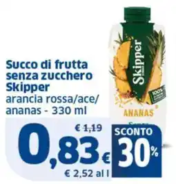 Sigma Succo di frutta senza zucchero Skipper offerta