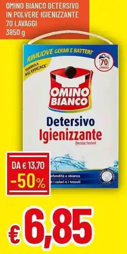 Galassia Omino bianco detersivo in polvere igienizzante offerta