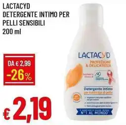 Galassia Lactacyd detergente intimo per pelli sensibili offerta