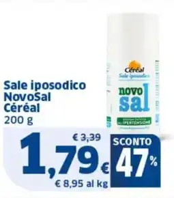 Sigma Sale iposodico NovoSal Céréal offerta