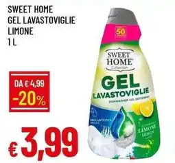 Galassia Sweet home gel lavastoviglie limone offerta