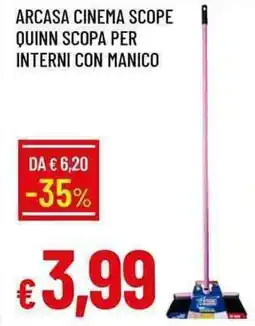 Galassia Arcasa cinema scope quinn scopa per interni con manico offerta