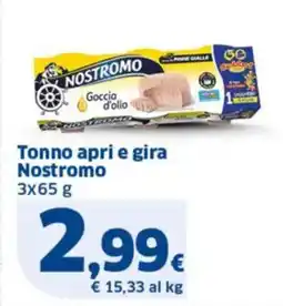 Sigma Tonno apri e gira Nostromo offerta