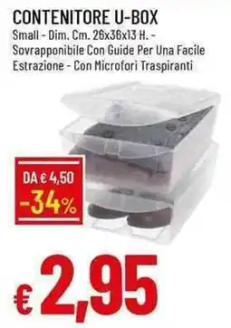Galassia Contenitore u-box offerta