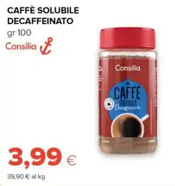 Tigre Consilia caffè solubile decaffeinato offerta