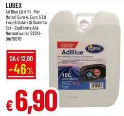 Galassia Lubex ad blue offerta