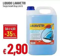 Galassia Liquido lavavetri tergicristalli drop offerta