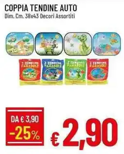 Galassia Coppia tendine auto offerta