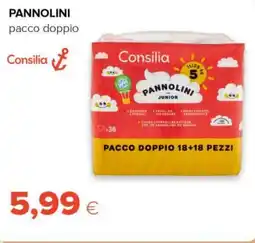 Tigre Consilia pannolini pacco doppio offerta