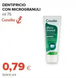 Tigre Consilia dentifricio con microgranuli offerta