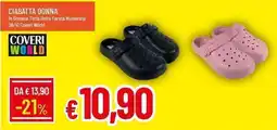 Galassia Ciabatta donna Coveri World offerta