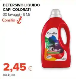 Tigre Consilia detersivo liquido capi colorati offerta