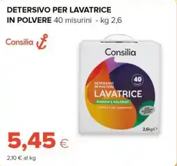 Tigre Consilia detersivo per lavatrice in polvere offerta