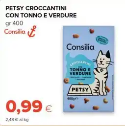 Tigre Consilia petsy croccantini con tonno e verdure offerta