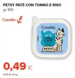 Tigre Consilia petsy paté con tonno e riso offerta