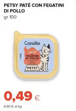 Tigre Consilia petsy paté con fegatini di pollo offerta