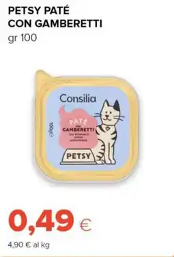 Tigre Consilia petsy paté con gamberetti offerta