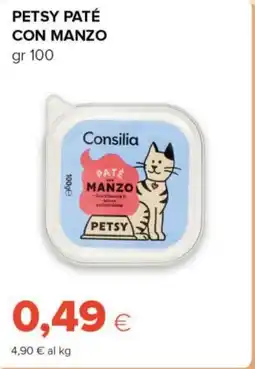 Tigre Consilia petsy paté con manzo offerta