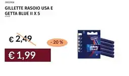 Prezzemolo e Vitale Gillette rasoio usa e getta blue ii x 5 offerta