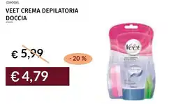 Prezzemolo e Vitale Veet crema depilatoria doccia offerta
