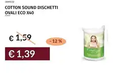 Prezzemolo e Vitale Cotton sound dischetti ovali eco x40 offerta
