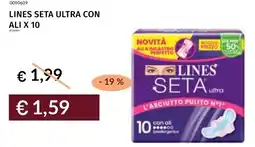 Prezzemolo e Vitale Lines seta ultra con ali x 10 offerta