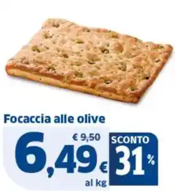 Sigma Focaccia alle olive offerta