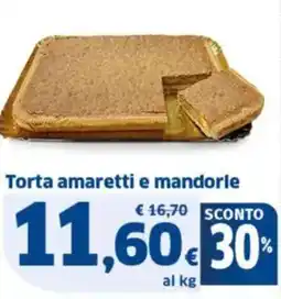 Sigma Torta amaretti e mandorle offerta