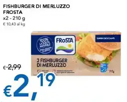 Migross Supermercati e Market Fishburger di merluzzo FROSTA x2 offerta